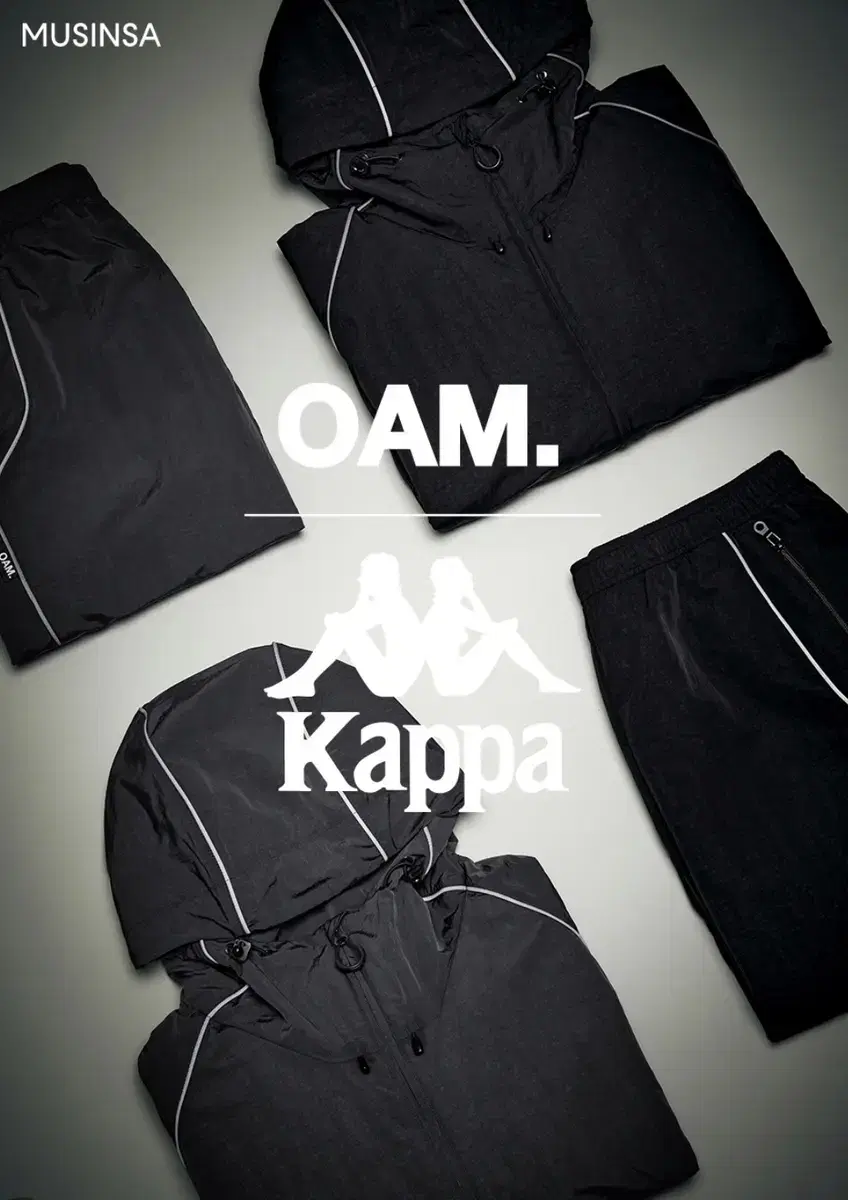 Kappa 카파 x OAM 다크그레이